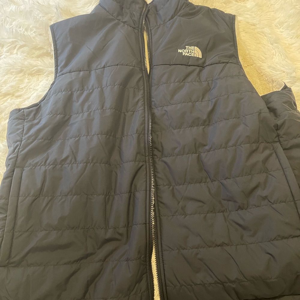 Men’s XL Northface shearling reversible vest